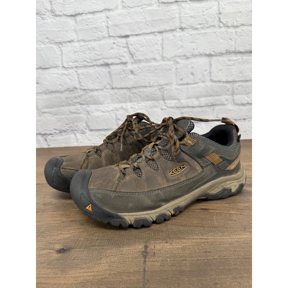 KEEN Targhee III Waterproof Hiking Shoes Mens 9.5 Dark Earth Mulch 1017784